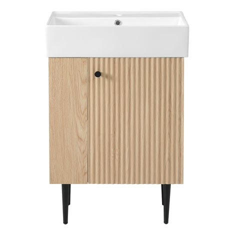 Bathroom Vanity, Combo Cabinet, Bathroom Storage Cabinet, Single Ceramic Sink