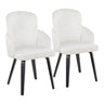 Dahlia - Contemporary Dining Chair (Set of 2) - Black Wood