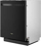 Whirlpool WDT550SAPB black dishwasher side view