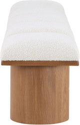 Pavilion - 5 Piece Modular Bench With Walnut Base