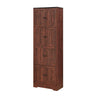 Tall Storage Cabinet With 8 Doors And 4 Shelves, Wall Storage Cabinet For Living Room, Kitchen, Office, Bedroom, Bathroom