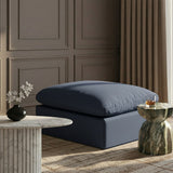 Indulge - Linen Ottoman