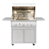 Summerset Quest 36-in 2 Burner Freestanding Propane Grill w/ Rear Infrared Burner, Rotisserie Kit, & Drop-In Griddle Plate