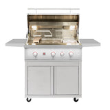 Summerset Quest 36-in 2 Burner Freestanding Natural Gas Grill w/ Rear Infrared Burner, Rotisserie Kit, & Drop-In Griddle Plate