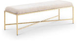 Valley - Bench With Gold Frame