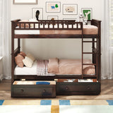Bunk Bed With Drawers, Convertible Design