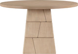 Tavio - 48" Oak Veneer And Solid Wood Dining Table