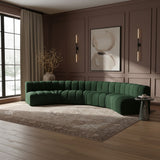 Arc - Boucle Fabric 7 Piece U-Shaped Modular Sofa
