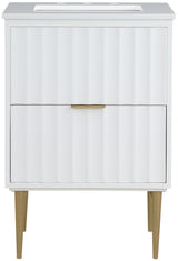 Modernist - Bathroom Vanity With Gold Legs