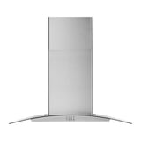 36" Curved Glass Wall Mount Range Hood - (WVW51UC6LS)