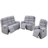 Modern Living Room Set With Manual Recliner