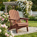 Oversize Outdoor Folding Adirondack Chair, Patio Chair For Garden