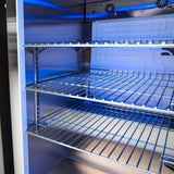 Mont Alpi Deluxe Series 11 Ft Natural Gas Outdoor Kitchen Island w/ Side Burner, Beverage Center & Fridge - MAi805-DBEVFC