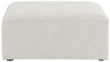 Cube - Linen Ottoman