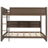 Bunk Bed With Storage Cabinets And USB Ports