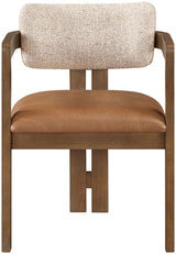 Ravina - Upholstered Dining Chair With Stained Brown Base (Set of 2)
