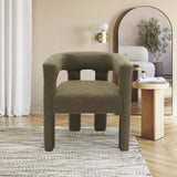 Athena - Boucle Fabric Dining Chair
