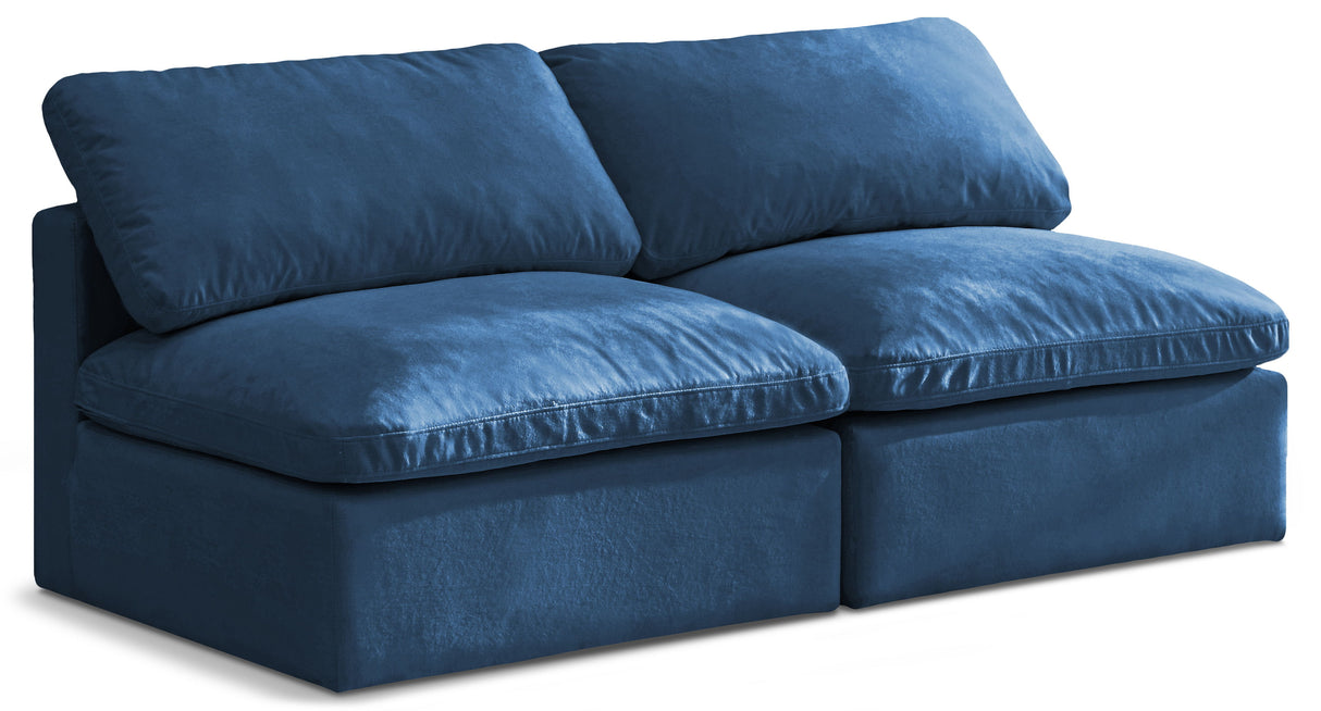 Plush - Modular Armless 2 Seat Sofa