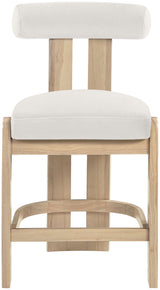 Arienzo - Velvet Performance Fabric Upholstered Counter Stool (Set of 2)