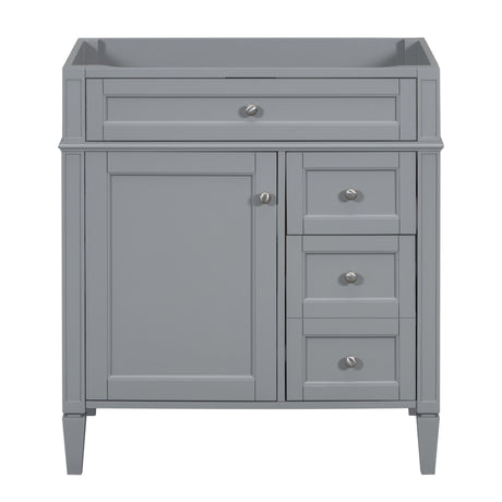 Bathroom Vanity With 2 Drawers And Tip-Out Drawer, Storage Cabinet