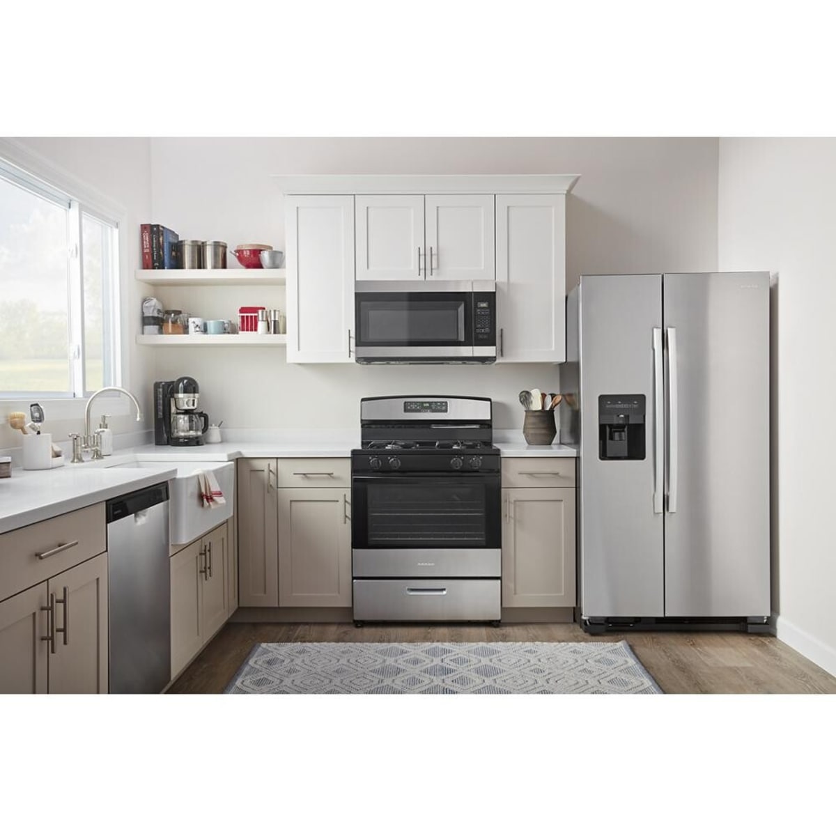 Amana AGR6303MMS 30" 5.1 cu. ft. Freestanding Gas Range in Stainless Steel