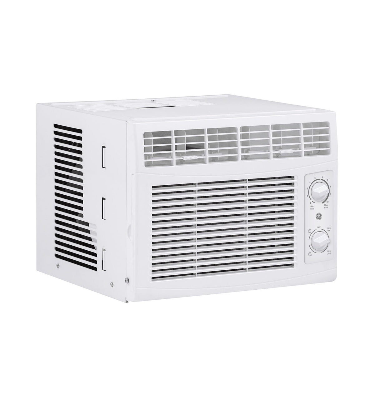 GE 5,000 BTU Mechanical Window Air Conditioner, 115V, Small Rooms up to 150 sq. ft., White