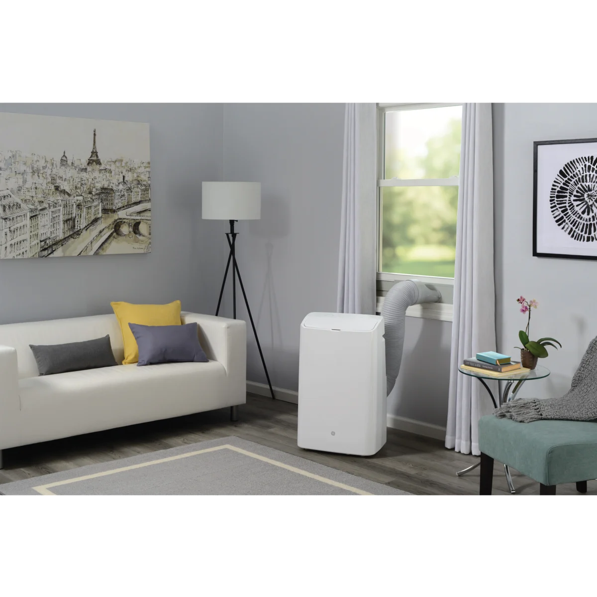 20 Pack - GE(R) 10,000 BTU Portable Air Conditioner for Medium Rooms up to 350 sq ft. (7,200 BTU SACC) - (APCA10YBMW)