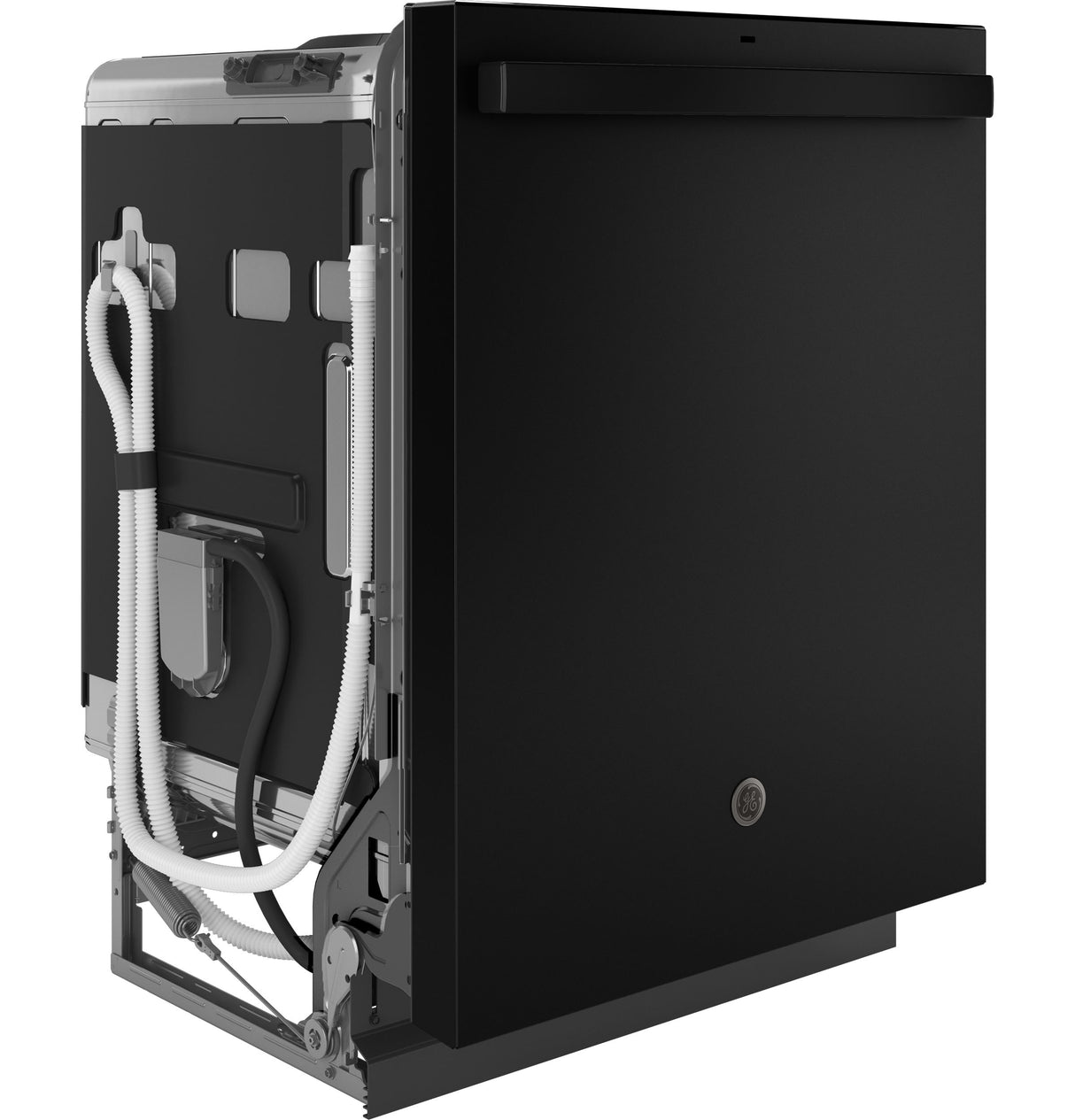 GE GDT670SGVBB - 24 in. Top Control Flush-Mount Dishwasher with 45 dBa Sound Level, 3rd-Rack & Dry Boost - Black