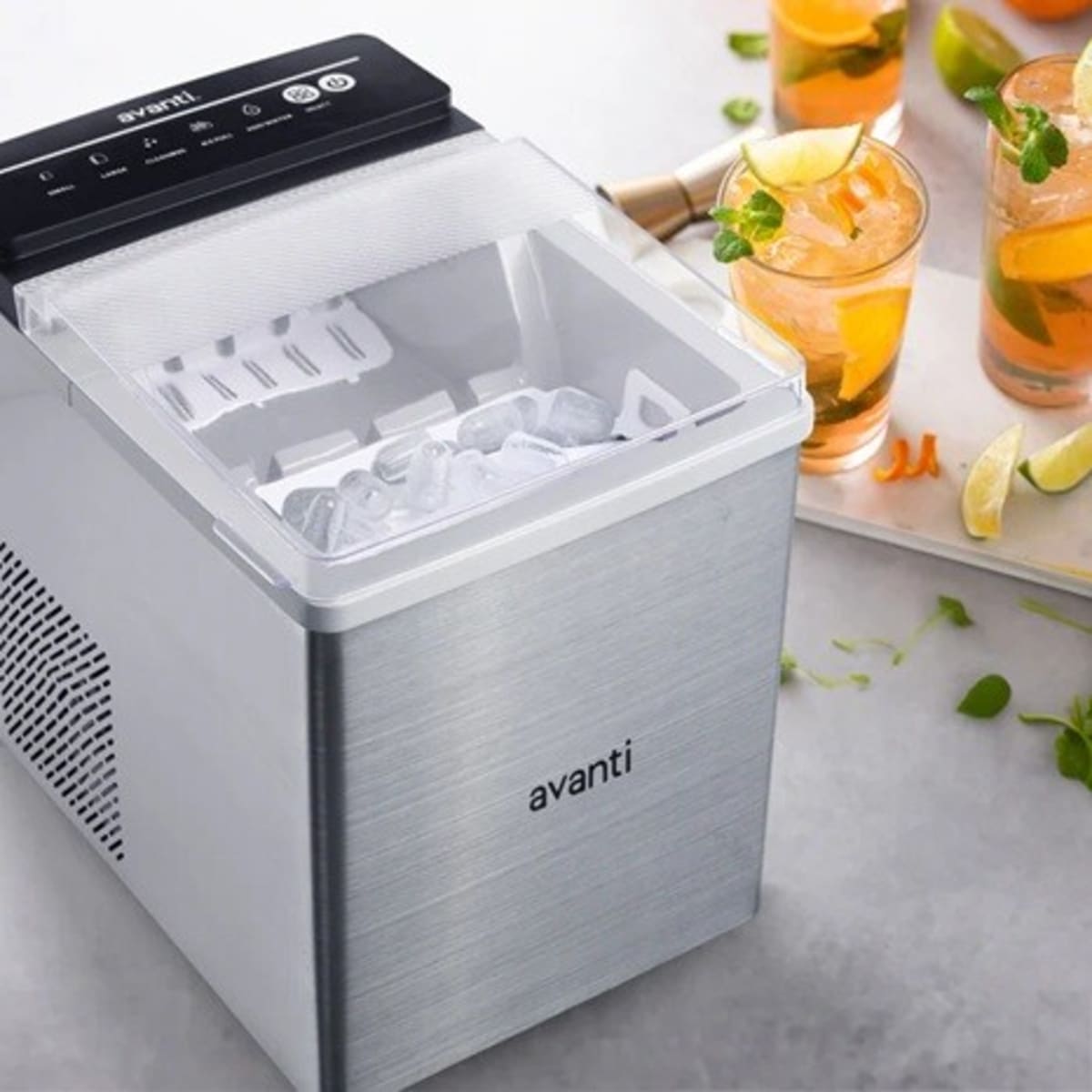 Avanti AVIM333SIS 10" Countertop Ice Maker 2.3 lbs. Storage Capacity 33 lbs. Daily Production in Stainless Steel