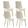 Modern Dining Chairs Ergonomic Design For Kitchen (Set of 4)