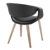 Curvo - Upholstered Chair (Set of 2) - Whitewashed Wood Legs