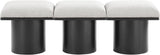 Pavilion - 3 Piece Modular Bench With Black Base