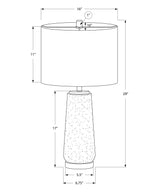 Lighting, Table Lamp, Resin, Modern - Gray