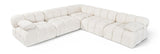 Orin - Velvet Fabric 5 Piece Modular Sectional