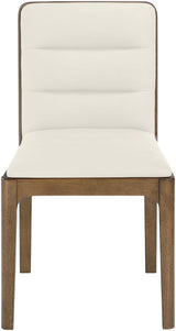 Ellis - Vegan Leather Upholstered Dining Chair (Set of 2) - Brown Base