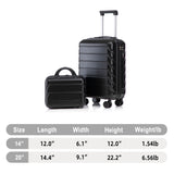 Spinner Luggage Set With Combination Lock
