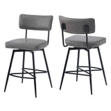 Retro Swivel Counter Stools (Set of 2)