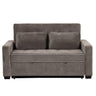 Upholstered Sleeper Bed Sofa With Dual USB Charging, Adjustable Backrest