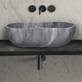 Bathroom Vessel Sink With Wavy Design