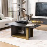 Small Square Coffee Table With End Table (Set of 2)