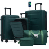 Hardside Luggage Set 5 Piece With Front Opening