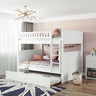 Bunk Bed With Twin Size Trundle, Guardrails