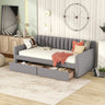Upholstered Daybed With Slat Support