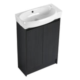 Freestanding Bathroom Vanity & Sink, Soft Close Doors