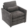 Cozy Upholstered Plush Cushion Armchair For Living Room
