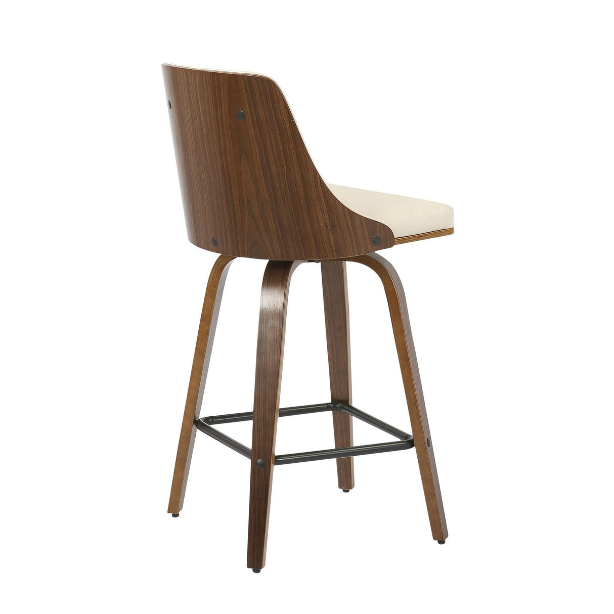Gianna - Counter Stool (Set of 2) - Walnut Frame