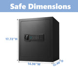 Home Safe, Fingerprint & Digital Keypad Lock, Security Cabinet