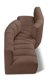 Arc - Faux Leather 4 Piece Sofa