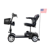 Max Sport - 4 Wheels Outdoor Compact Mobility Scooter With 2 Pieces X 12Ah Lead Acid Battery