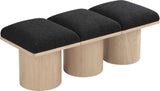 Pavilion - 3 Piece Modular Bench With Natural Base